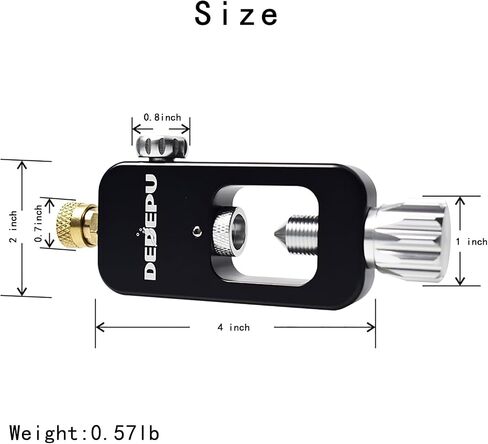 DEDEPU Scuba Adapter, 8mm PCP Scuba Tank Adapter, Diving Air Cylinder Refill Adapter Paintball Fill Adapter, Up to 4500 Psi High Pressure, Aluminium Alloy in Kuwait
