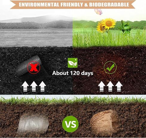 12 Inch x 230 Ft Honeycomb Kraft Packaging Paper Roll, Plastic Free Cushioning Packing Paper with Fragile Warning Labels, Recyclable Bubble Wrap Substitute for Household Moving & Business Shipping in Kuwait