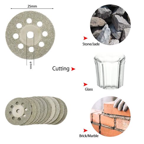 32pcs Mini HSS Circular Saw Blade Resin Cut-Off Woodworking Cutting Discs Diamond Metal Saw Blades for Rotary Tools in Kuwait
