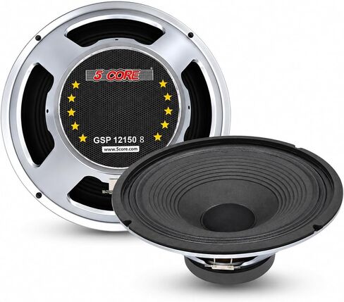 5 CORE 12 Inch Guitar Speaker 300W Replacement 8 Ohm Amplifier Driver Voice Coil 2 Inch Y30 Magnet 40 Oz Very Loud Touch Sensitive Ideal Guitar Cabinet Speakers in Kuwait