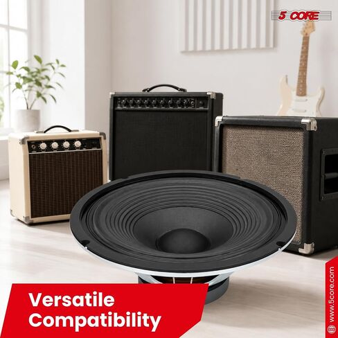 5 CORE 12 Inch Guitar Speaker 300W Replacement 8 Ohm Amplifier Driver Voice Coil 2 Inch Y30 Magnet 40 Oz Very Loud Touch Sensitive Ideal Guitar Cabinet Speakers in Kuwait