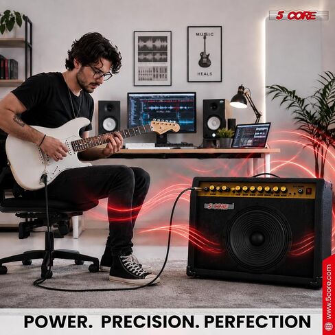 5 CORE 12 Inch Guitar Speaker 300W Replacement 8 Ohm Amplifier Driver Voice Coil 2 Inch Y30 Magnet 40 Oz Very Loud Touch Sensitive Ideal Guitar Cabinet Speakers in Kuwait