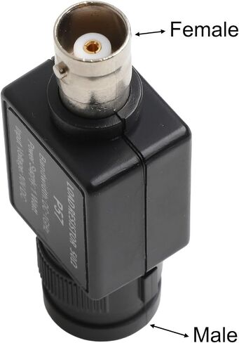 Rf Passive Measurement to Video Equipment Black Load Bnc 1w Dc-1ghz Test Attenuator Female Resistor Male Instruments 50 Ohm in Kuwait