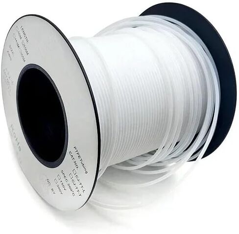 PTFE Tubing, 5m Length 0.3-5mm ID, Heat Resistant To 260°C, Electrical Insulation For Industrial Use(ID 2xOD 4mm) in Kuwait