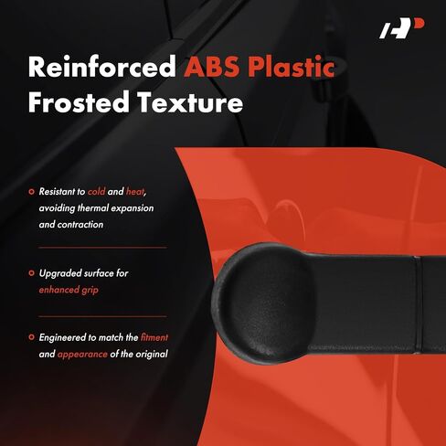 مقابض نافذة A-Premium مكونة من قطعتين متوافقة مع Ford F-150 2015-2023، F-250/F-350/F-450 Super Duty 2017-2022، F-550 Super Duty 2017-2018، أسود مزخرف، السائق الأمامي وجانب الراكب in Kuwait