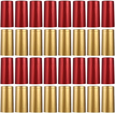 أغطية انكماش حراري من NUOBESTY لزجاجات النبيذ 100 قطعة من غشاء الغلق المرن من مادة PVC يناسب قطر 1.30 بوصة لزجاجة النبيذ وأكمام قابلة للانكماش لأقبية المنزل والتعبئة والحفظ بنفسك in Kuwait