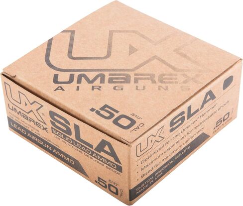 Umarex SLA .50 عيار بيليه بندقية الهواء الكريات، لمسدس الهواء المطرقة Umarex (20 قطعة)، 320 حبة، فضي in Kuwait