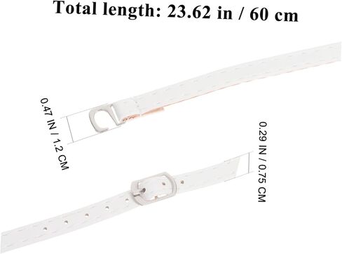 1pair Cross Ankle Straps for High Heels Faux Leather -drop Prevents Slipping and Comfort for Loose-fitting Footwear in Kuwait