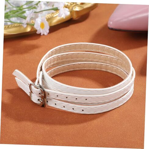 1pair Cross Ankle Straps for High Heels Faux Leather -drop Prevents Slipping and Comfort for Loose-fitting Footwear in Kuwait