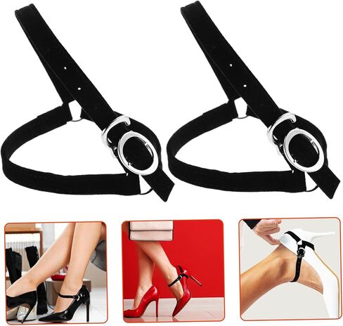 1pair Detachable High Heels Ankle Straps - Shoe Straps for Women Easy to Clean and Replace for Loose High Heels Design in Kuwait