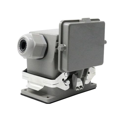 H32b-he-032 Heavy-Duty Connector 32-core Rectangular Socket Industrial Waterproof 16A with Cover in Kuwait