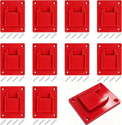 10Pack Tool Mount Holder With Screws for 18v Cordless Power Tools, Heavy Duty Drill holder Wall Mount Fit 18V Drill/Driver 2804-22 2803-22 2803-20 2804-20 2604-20 in Kuwait