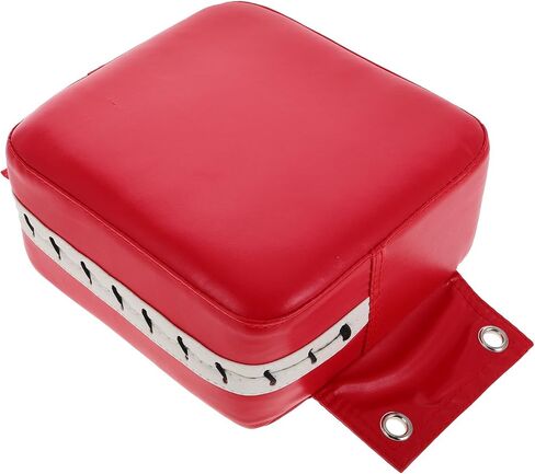 SOLUSTRE Boxing Wall Focus Pad Red 20x20x10cm Punch Wall Mounted Training Target for Martial Arts Fitness and Striking Practice in Kuwait