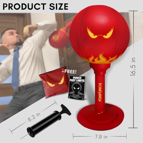 Bundle with Desktop Punching Bag for Adults and Kids Punching Bag in Kuwait