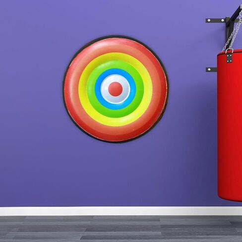 Inflatable Punching Bag, 45cm (17.7 inch) PVC Wall Focus Target for Boxing Training, Inflatable Cushions with Pump, Durable Multifunctional for Home Gym & Sports in Kuwait