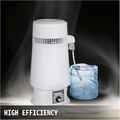 4L Water Bottle Filter Distiller Purifier Portable Tabletop Machine Stainless Steel Adjustable Temperature For Labs Homes in Saudi Arabia