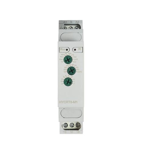 مرحل HYCRT8 مع مؤقت تأخير زمني متعدد الوظائف قابل للتعديل لمدة 24 ساعة (AC220V، HYCRT8-M3) in Kuwait