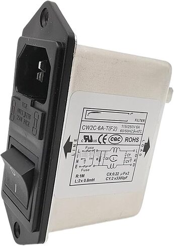 CW2C-6A/10A-T F2 02 Double Insurance Switch Socket Power Filter Anti-Interference(CW2C-06A-T F2 02 6A) in Kuwait