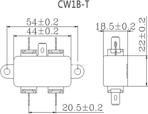 فلتر طاقة أحادي الطور CW1B-06A-T 220V 6A كهرومغناطيسي مضاد للتداخل (CW1B -10A -T 10A) in Kuwait