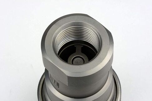 TEMCo 3/4" Female NPT Thread 3/4" Body Female Hydraulic Coupler ISO 7241B Poppet Valve Quick Connect for Tractors and Ag Equipment Fits Pioneer Parker Format - HF0074 in Saudi Arabia