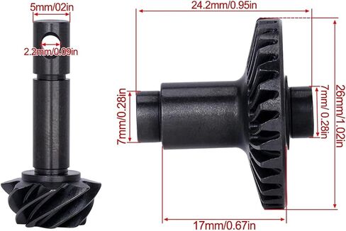 طقم تصليح سيارات RC لمحوري لـ Scx10 Ii Ar44 45 لـ Capra F9 Vs4-10 لـ Phoenix F10 CNC الصلب البناء مجموعة تروس المحور الحلزوني 30/8T ترقية أجزاء in Kuwait