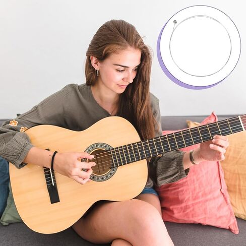 5Pcs High E String Acoustic Guitar, Classical Guitar Strings Replacement Light Acoustics Guitars Strings Acoustic Guitars String Bright and Well Balanced Tone Light Tension E-1st in Kuwait