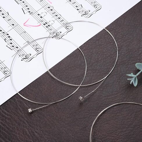 5Pcs High E String Acoustic Guitar, Classical Guitar Strings Replacement Light Acoustics Guitars Strings Acoustic Guitars String Bright and Well Balanced Tone Light Tension E-1st in Kuwait