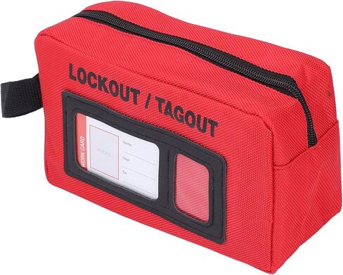 حقيبة قفل Tagout لأجهزة Loto، مجموعة أدوات قفل قماش البوليستر، حقيبة أدوات تنظيم الحقيبة، حقيبة تخزين ذات سعة كبيرة مع شاشة عرض مرئية in Kuwait