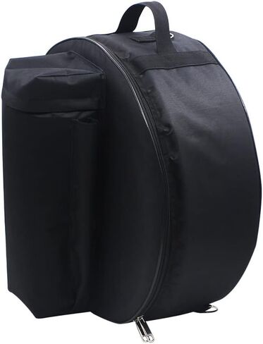 Durable 14 Inch Snare Drum Bag Backpack Case with Shoulder Strap Outside Pockets,Snare Drum Bag Black in Kuwait