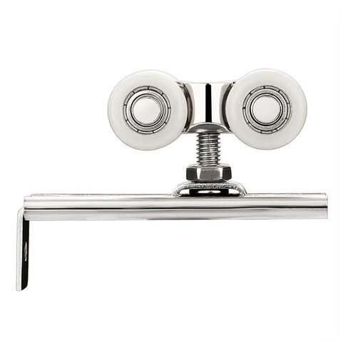 2pcs Sliding Door Roller Hardware Slide Doors Pulley Light Home Room Wood Door Hanging Wheels Rail Track Pulley in Kuwait