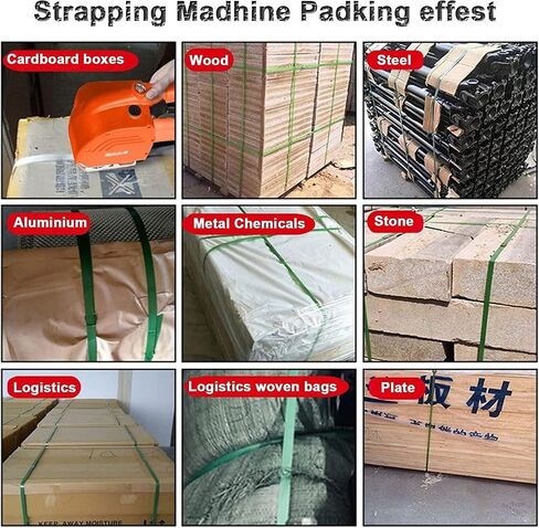 Electric Strapping Machine Automatic Strapping Banding Tool for Box Pallet with 6000mah Battery Powered Handheld Welding Strapping Machine for PP PET Straps in Kuwait