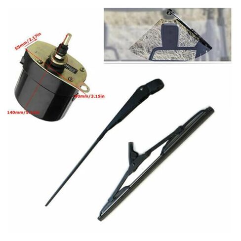 Windscreen Wiper for Fishing-Boat for Caravan Universal Windscreen Motor Or Motor and Wiper 01287358 7731000001 0390506510 Car Wiper Motor (Model 1) in Kuwait