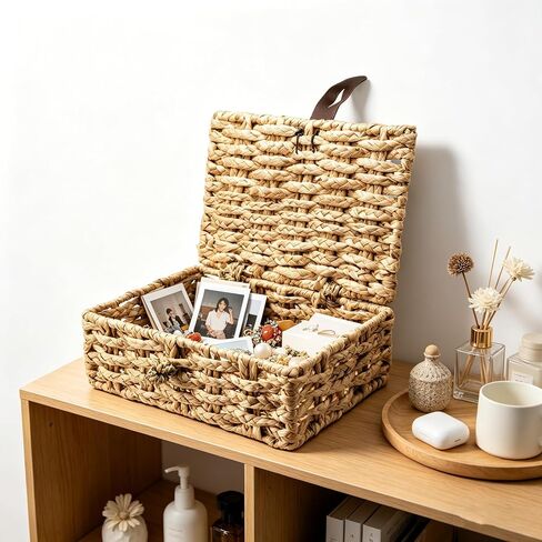 NLGQ Hot Cocoa Bar Wooden Christmas Decor Boxes - Cute & Funny Hot Cocoa Bar Containers for Storage Caddy Chocolate Coffee - Classic Christmas Decor for Home Office-WB003 in Saudi Arabia