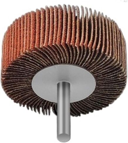 10pcs Cylindrical Shaped Flap Wheel Disc Set, 1/4incg Shank, 20-80mm Diameter - Premium Abrasive Sanding Polishing Drill (Color : 30x25x6mm, Size : 80 GRIT_10PCS) in Kuwait