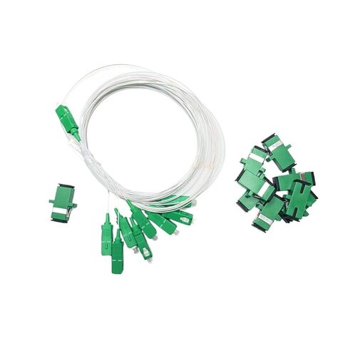 1 × 8 PLC SC/0.9 مم SM أحادي الوضع G657A1 جهاز تقسيم الألياف البصرية in Kuwait
