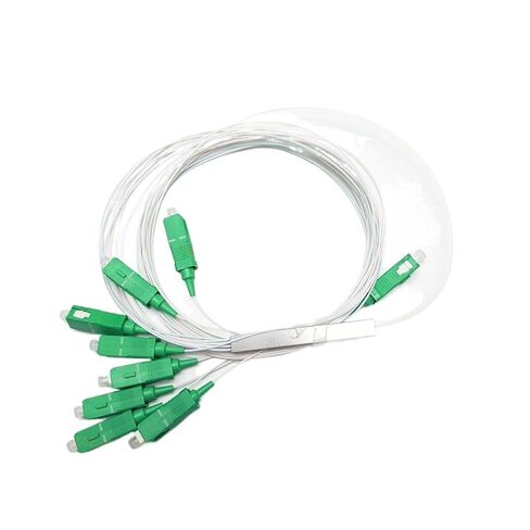 1 × 8 PLC SC/0.9 مم SM أحادي الوضع G657A1 جهاز تقسيم الألياف البصرية in Kuwait