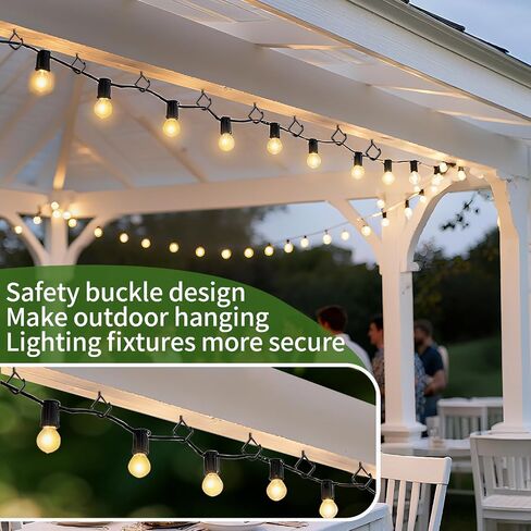 2.36IN Screw Hooks for Hanging Plants, Outdoor String Lights, Bird Feeders, Lanterns – Heavy-Duty Ceiling Hooks with Safety Buckle, Rustproof Metal for Indoor & Outdoor Use (Black, 30 Pcs) in Kuwait
