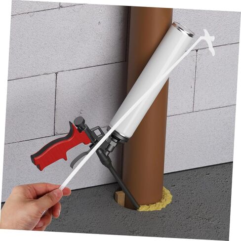 LIFKOME 10Sets Long Spray Foam Nozzle Tips for Precise Gap Filling Pe Caulking Tube Assembly with Extended Reach for Insulation Sprayer Applications in Kuwait