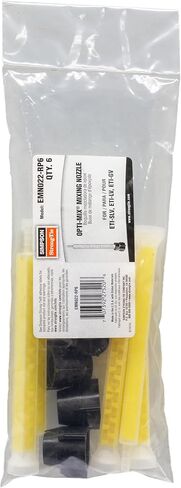Simpson Strong-Tie EMNO22-RP6 Optimix Mixing Nozzle - Crack Injection Epoxy Mixing Nozzle, Use with Both Low-Viscosity & Gel-Viscosity ETI Formulations (Pack of 6) in Kuwait