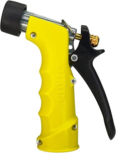 Genuine Dixon SN75 Insulated Water Nozzle, Chrome-Plated Zinc Body, ¾" Garden Hose Thread, Nylon Handle, Brass Valve – 140 °F Hot Water Rated in Kuwait