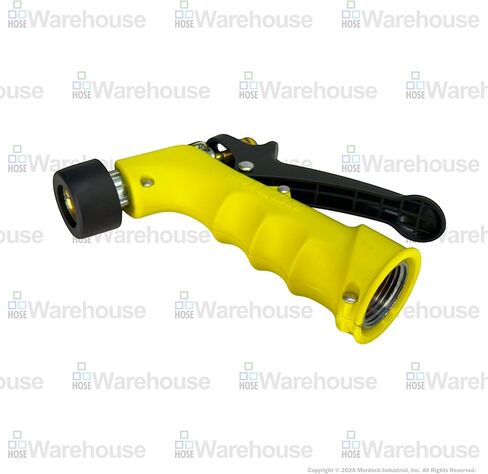 Genuine Dixon SN75 Insulated Water Nozzle, Chrome-Plated Zinc Body, ¾" Garden Hose Thread, Nylon Handle, Brass Valve – 140 °F Hot Water Rated in Kuwait