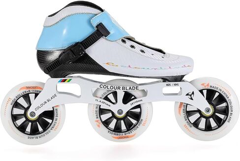 Pink Carbon Fiber Speed Skates 3x90mm for Women Men, Professional Inline Racing Skates, ABEC-9 Bearings PU Wheels for Outdoor Fitness & Street in Kuwait