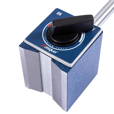 Dasqua Magnetic Stand Base for Dial Indicator, Clam Dia 6mm/8mm, Strong Pull Force 176lb/80kg in Kuwait