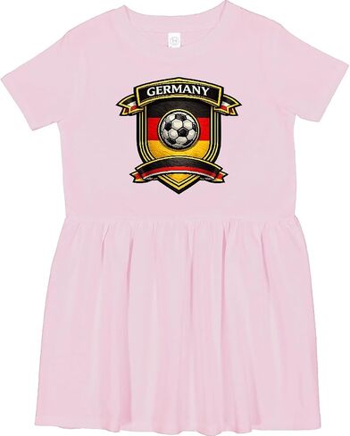 inktastic Germany Soccer Fan Toddler Dress in Kuwait