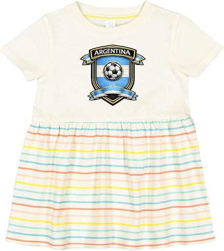 inktastic Argentina Soccer Emblem Infant Dress in Kuwait