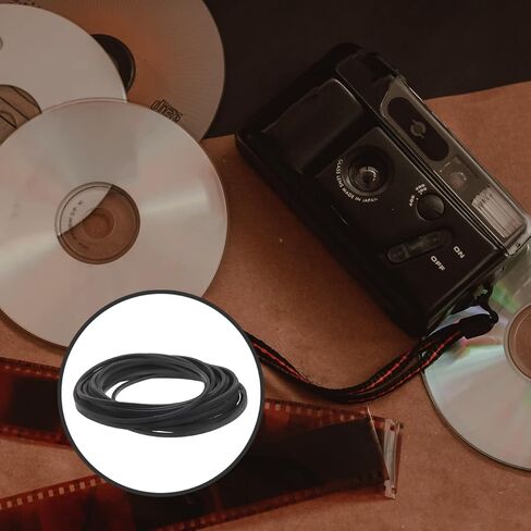 Abaodam 20pcs Cassette Belt Replacement Cassette Player Belts 2mm Square Rubber in Kuwait