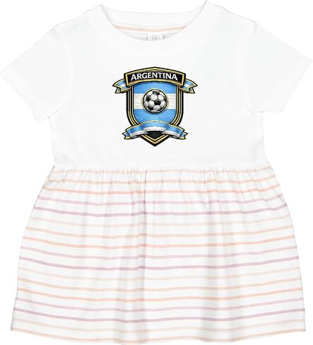 inktastic Argentina Soccer Emblem Infant Dress in Kuwait