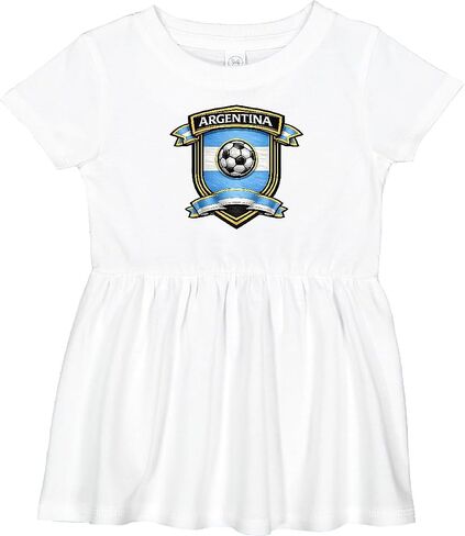 inktastic Argentina Soccer Emblem Infant Dress in Kuwait