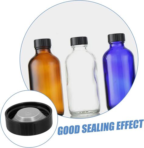 Screw Caps for Bottles 5 Pack of Glass Bottle Cap Growler Caps Anti Splashes Lids Polyseal Lid Airtight in Saudi Arabia