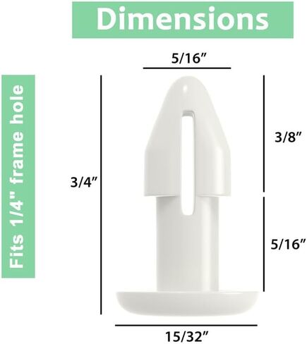 50 Long Shank 1/4 Strapping Rivets Vinyl Strap Replacement Fastener Rivets for Patio Furniture Repair Webbing Lawn Chair Lounge in Kuwait